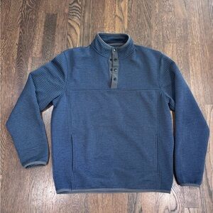 Johnnie-O blue ribbed men’s pullover size medium